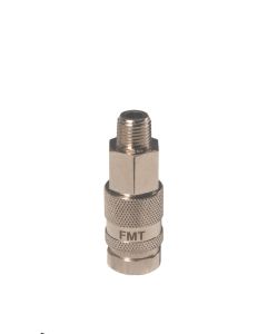 Safety coupling for air fed face mask. 1/4"bsp male thread 